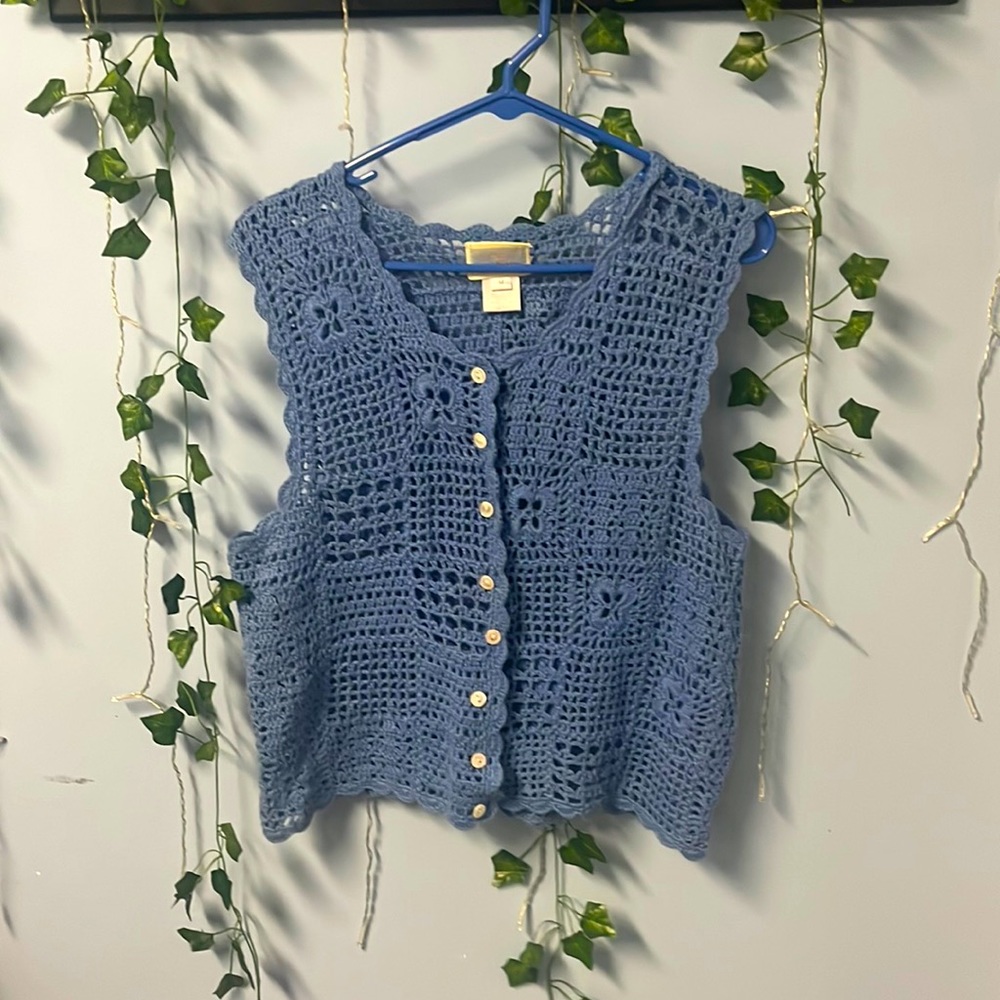 Baby Blue Sweater Vest